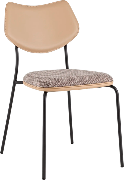 Изображение товара Стул Stool Group Casey B2171 K-6+M8506 D21 (темно-серый/бежевый)