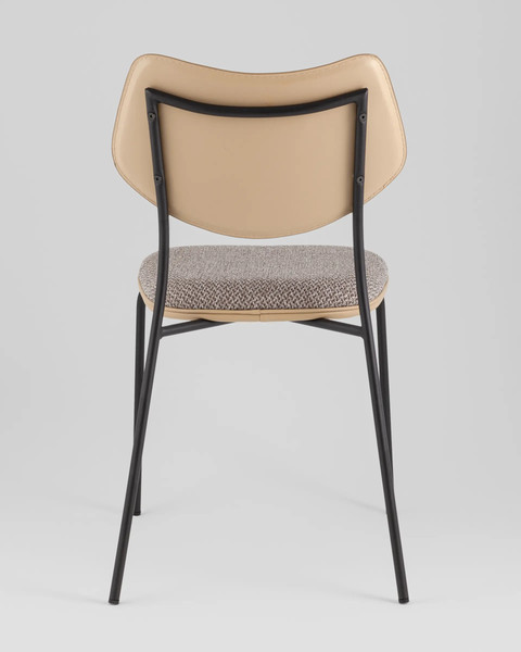 Изображение товара Стул Stool Group Casey B2171 K-6+M8506 D21 (темно-серый/бежевый)