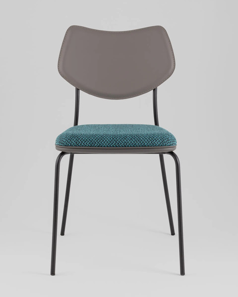 Изображение товара Стул Stool Group Casey B2171 K-17+M8532 MAB1-10 (темно-бирюзовый/серый)