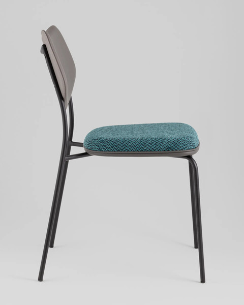 Изображение товара Стул Stool Group Casey B2171 K-17+M8532 MAB1-10 (темно-бирюзовый/серый)