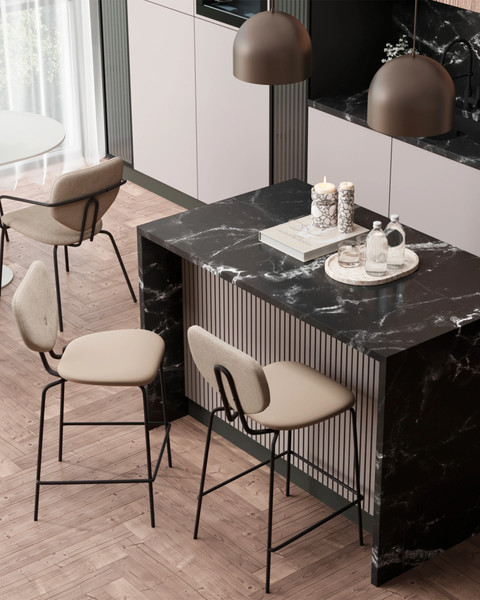 Изображение товара Стул барный Stool Group Masey B2339-H65 M8529+ Curio-84 (бежевый)