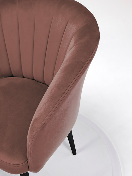 Изображение товара Стул Памир Версаль F62 Поворотный (розовый/черная опора)