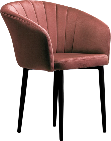 Изображение товара Стул Памир Версаль F62 Поворотный (розовый/черная опора)