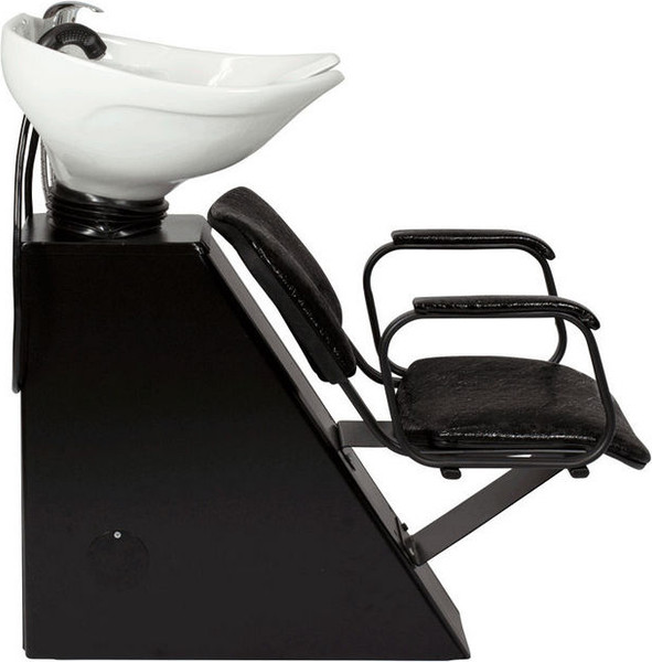 Изображение товара Мойка парикмахерская с креслом Элеганс Мойка Елена с глубокой керамической раковиной (с креслом Контакт)