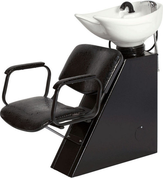 Изображение товара Мойка парикмахерская с креслом Элеганс Мойка Елена с глубокой керамической раковиной (с креслом Контакт)