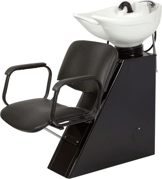 Изображение товара Мойка парикмахерская с креслом Элеганс Мойка Елена с глубокой керамической раковиной (с креслом Контакт)