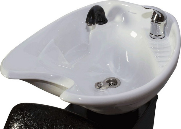 Изображение товара Мойка парикмахерская с креслом Элеганс Елена с глубокой керамическойраковиной (с креслом Бриз)