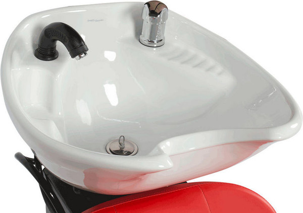 Изображение товара Мойка парикмахерская с креслом Элеганс Елена с глубокой керамической раковиной (с креслом Соло Модерн)