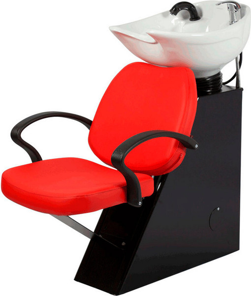 Изображение товара Мойка парикмахерская с креслом Элеганс Елена с глубокой керамической раковиной (с креслом Соло Модерн)