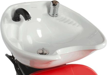 Изображение товара Мойка парикмахерская с креслом Элеганс Елена с глубокой керамической раковиной (с креслом Ирэн)