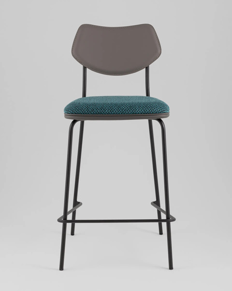 Изображение товара Стул барный Stool Group Casey B2171-H65 K-17 M8532 MAB1-10 (темно-бирюзовый/серый)