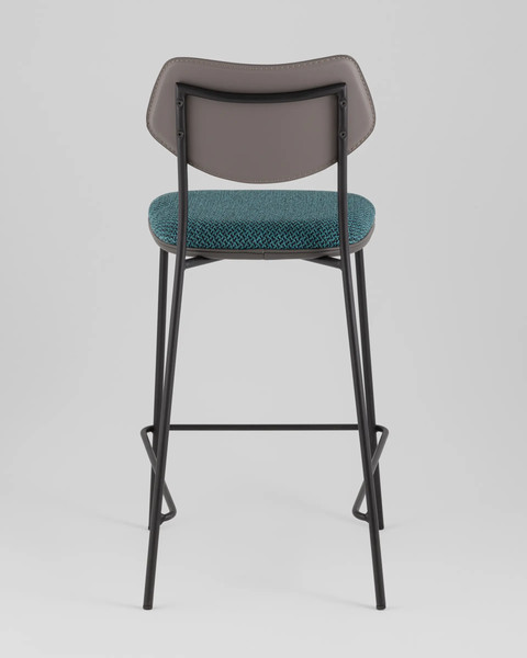 Изображение товара Стул барный Stool Group Casey B2171-H65 K-17 M8532 MAB1-10 (темно-бирюзовый/серый)