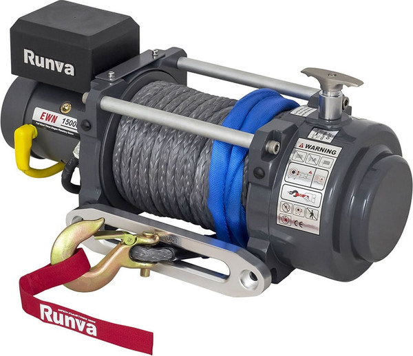Изображение товара Лебедка электрическая Runva 24V 15000 lbs 6800кг / EWN15000USR24V