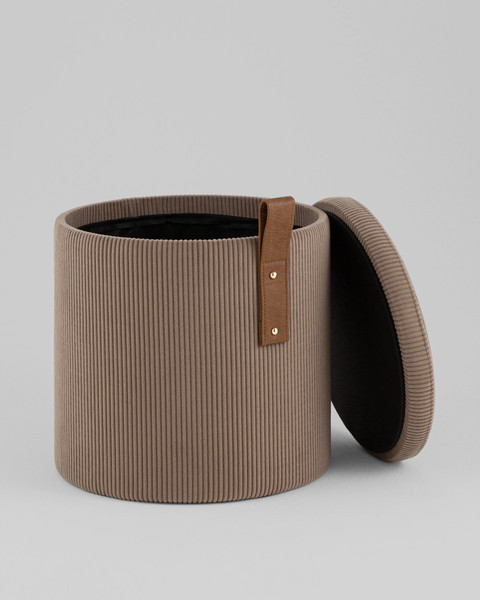Изображение товара Пуф Stool Group Руни S с ящиком 24A2064CG-L-3 (вельвет коричневый)
