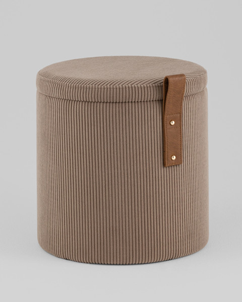 Изображение товара Пуф Stool Group Руни S с ящиком 24A2064CG-L-3 (вельвет коричневый)