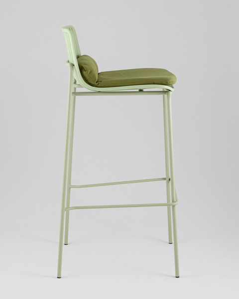 Изображение товара Стул барный Stool Group Louran с подушкой D-012H-75 (зеленый)