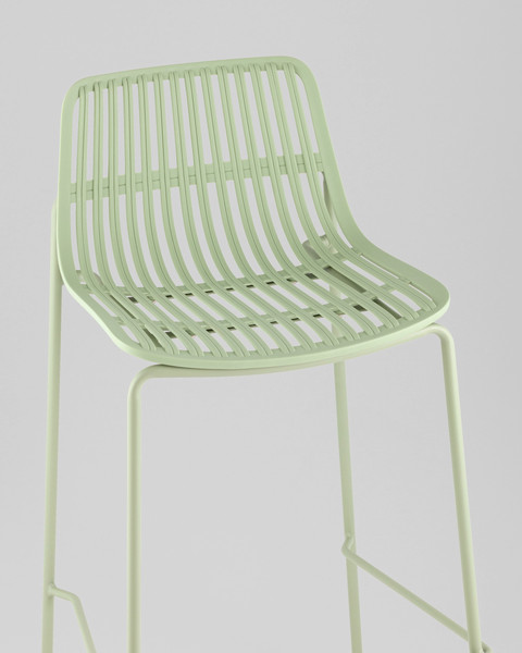 Изображение товара Стул барный Stool Group Louran с подушкой D-012H-75 (зеленый)