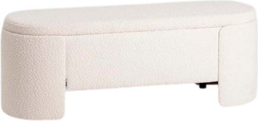 Изображение товара Банкетка Stool Group Taks с местом для хранения LV-112-S000 (букле белый)