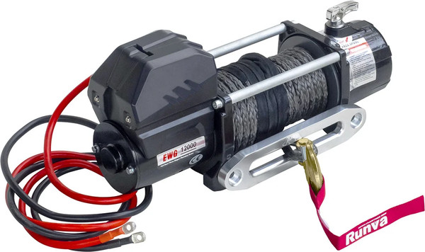 Изображение товара Лебедка автомобильная Runva 12V Magnum 12000 lbs 5443кг / EWD12000FSR (синтетический трос)