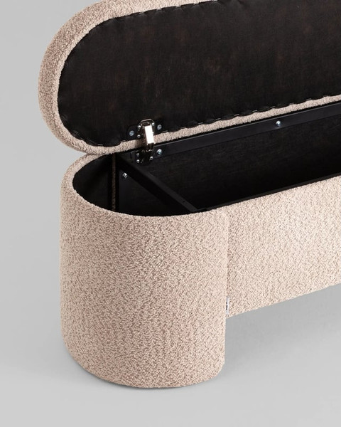 Изображение товара Банкетка Stool Group Taks с местом для хранения LV-112-S112 (букле капучино)