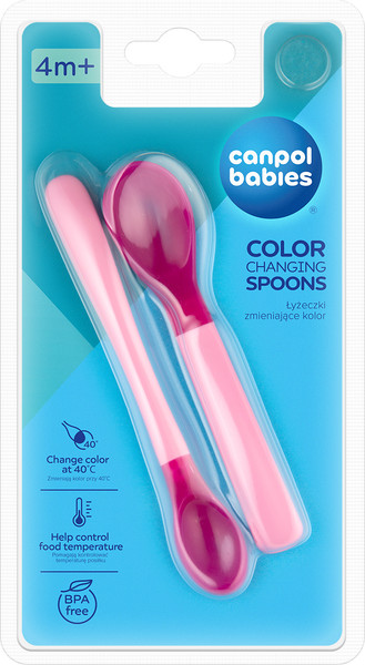 Изображение товара Набор столовых ложек для кормления Canpol 9/581_pin (2шт)
