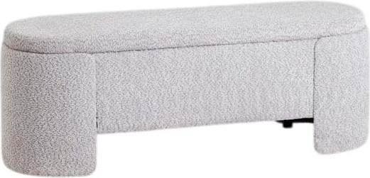 Изображение товара Банкетка Stool Group Taks с местом для хранения LV-112-S900 (букле светло-серый)