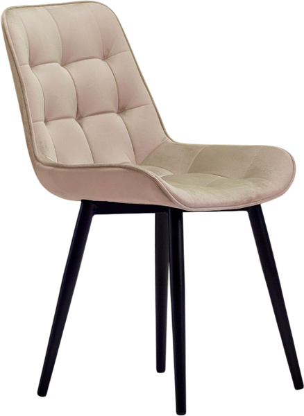 Изображение товара Стул Памир Румба F06 Поворотный (светло-бежевый/черная опора)