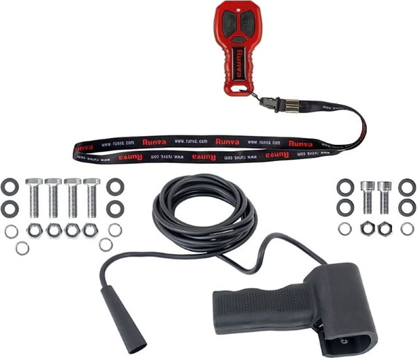 Изображение товара Лебедка электрическая Runva 12V 12500 lbs 5670кг / 12.5XSSR (синтетический трос)