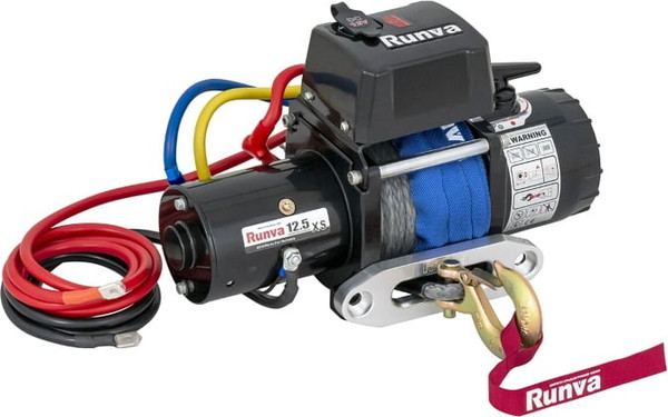 Изображение товара Лебедка электрическая Runva 12V 12500 lbs 5670кг / 12.5XSSR (синтетический трос)
