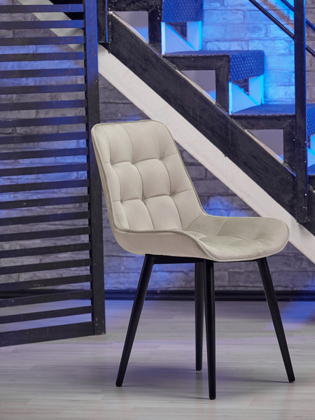 Изображение товара Стул Памир Румба F81 Поворотный (светло-серый/черная опора)