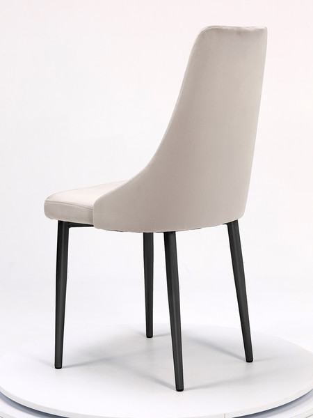 Изображение товара Стул Памир Руссо F06 Поворотный (светло-бежевый/черная опора)