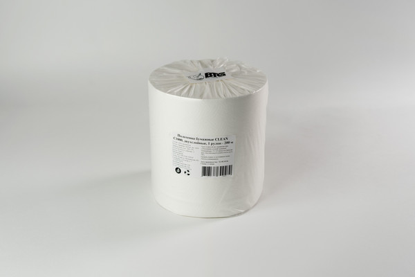 Изображение товара Бумажные полотенца BTG Clean C1000 двухслойные (1 рул, 200м)