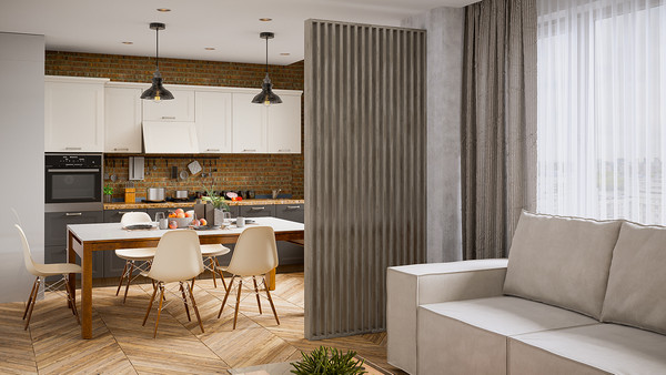 Изображение товара Комплект реек интерьерных ТриЯ 128 мм / ПМ-385.02 (баттл рок)