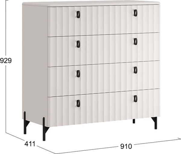 Изображение товара Комод ТриЯ Тиффани 407.003.000 (кашемир/кашемир матовый)