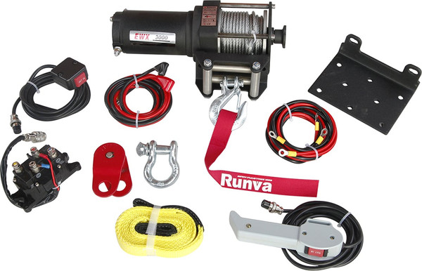 Изображение товара Лебедка электрическая Runva 12V 3000A lbs 1361кг / EWX3000A