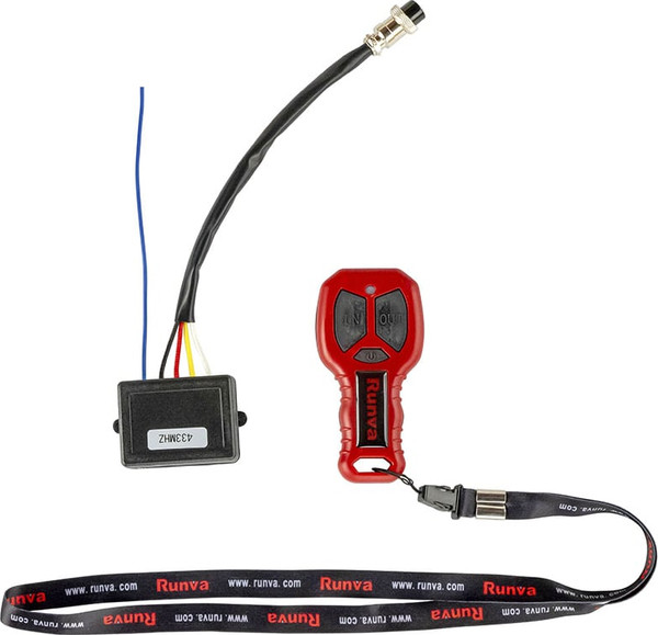 Изображение товара Лебедка электрическая Runva 12V 3500A lbs 1588кг / EWP3500ASR (синтетический трос)