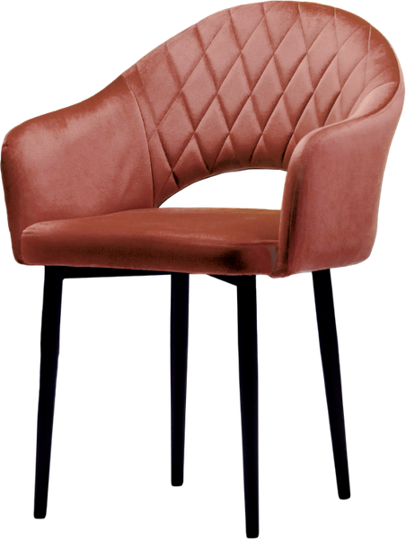 Изображение товара Стул Памир София F62 Поворотный (розовый/черная опора)