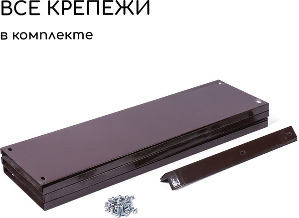 Изображение товара Грядка модульная GREENGO Клумба оцинкованная 100см (коричневый)
