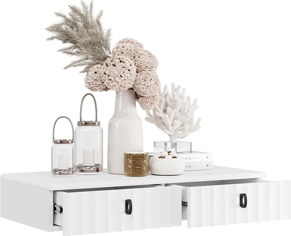 Изображение товара Туалетный столик ТриЯ Тиффани тип 1 407.004.000 (белый жемчуг/белый софт)