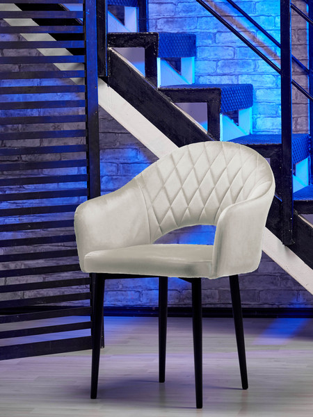 Изображение товара Стул Памир София F81 Поворотный (светло-серый/черная опора)