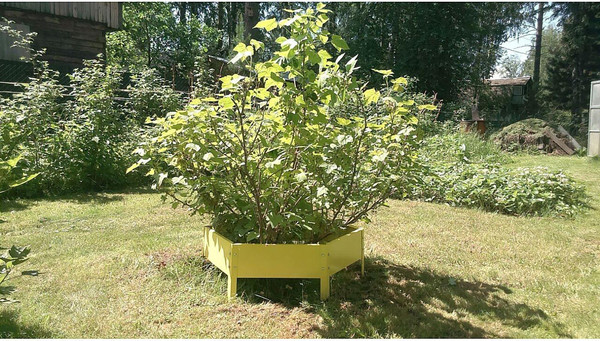 Изображение товара Грядка модульная GREENGO Клумба оцинкованная 80см (желтый)