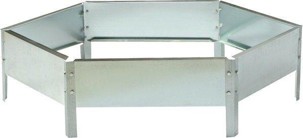 Изображение товара Грядка модульная GREENGO Клумба оцинкованная 80см