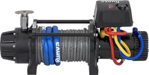 Изображение товара Лебедка электрическая Runva 12V 9500 lbs 4350кг / EWB9500MAX-Q-SSRMAC