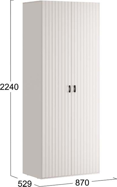 Изображение товара Шкаф ТриЯ Тиффани 407.001.000 (кашемир/кашемир матовый)