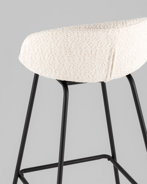 Изображение товара Стул барный Stool Group Nita 9091C UF998-1 (букле молочный)
