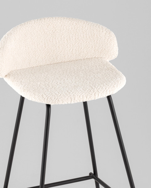 Изображение товара Стул барный Stool Group Nita 9091C UF998-1 (букле молочный)