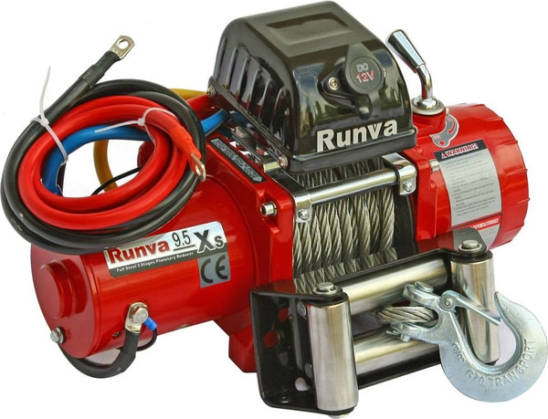 Изображение товара Лебедка электрическая Runva 12V 9500 lbs 4350кг / 9.5XS (стальной трос)