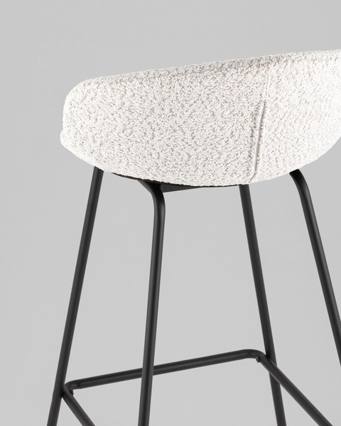 Изображение товара Стул барный Stool Group Nita 9091C UF998-14 (букле светло-серый)