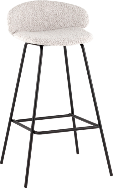 Изображение товара Стул барный Stool Group Nita 9091C UF998-14 (букле светло-серый)