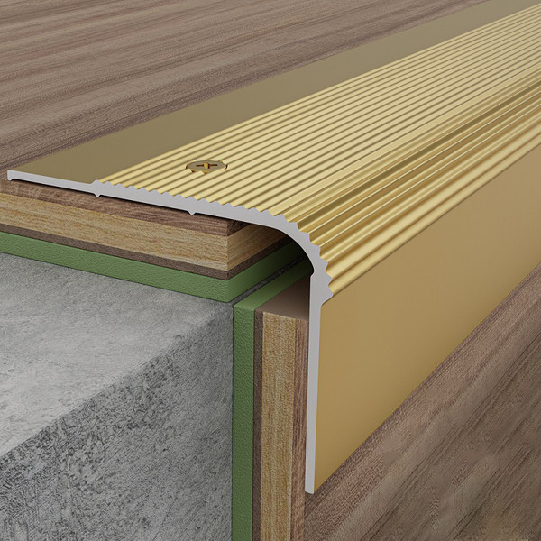 Изображение товара Профиль декоративный Русский Профиль Угловой 55x41x1800мм (дуб жемчужный)